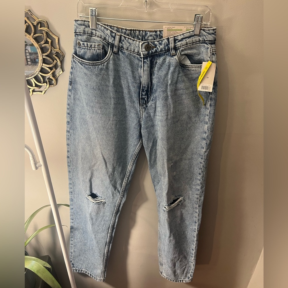 Mom Jeans 29’’ Faded Blue